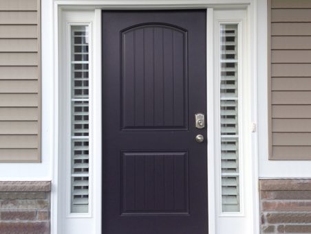 Entryway Sidelight Shutters Sunburst Shutters Fort